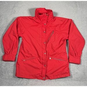 Vintage 70s The North Face Goretex Mountain Parka Jacket  Womens L Red USA Made
